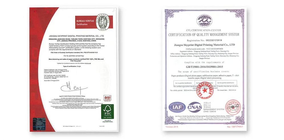 certification