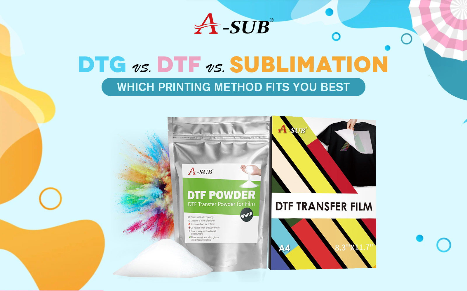 What Is Sublimation DTF Film? The Simple Way to Start DTF Printing